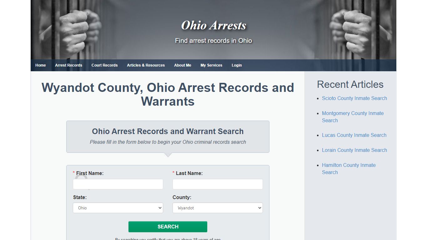 Wyandot County, Ohio Arrest Records and Warrants